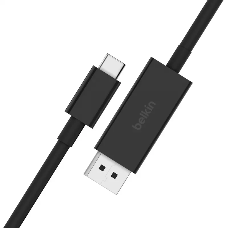 Belkin AVC014bt2MBK 2 m USB Type-C DisplayPort Melns