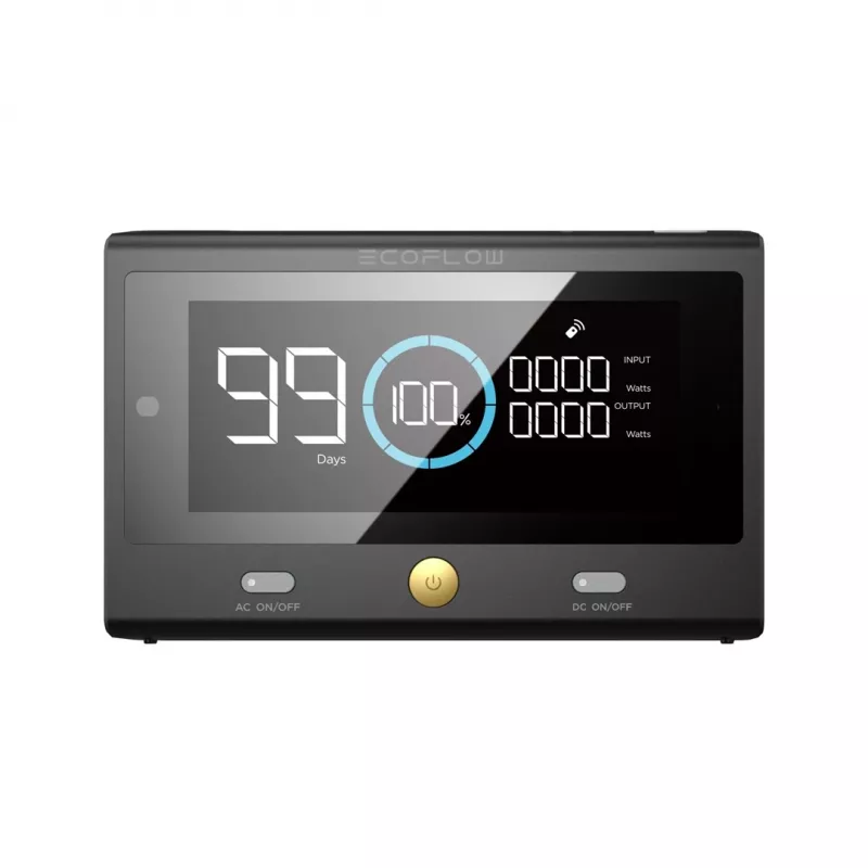 EcoFlow 50049001 tālvadības pults portatīvajai spēkstacijai DELTA Pro, Bluetooth, melna
