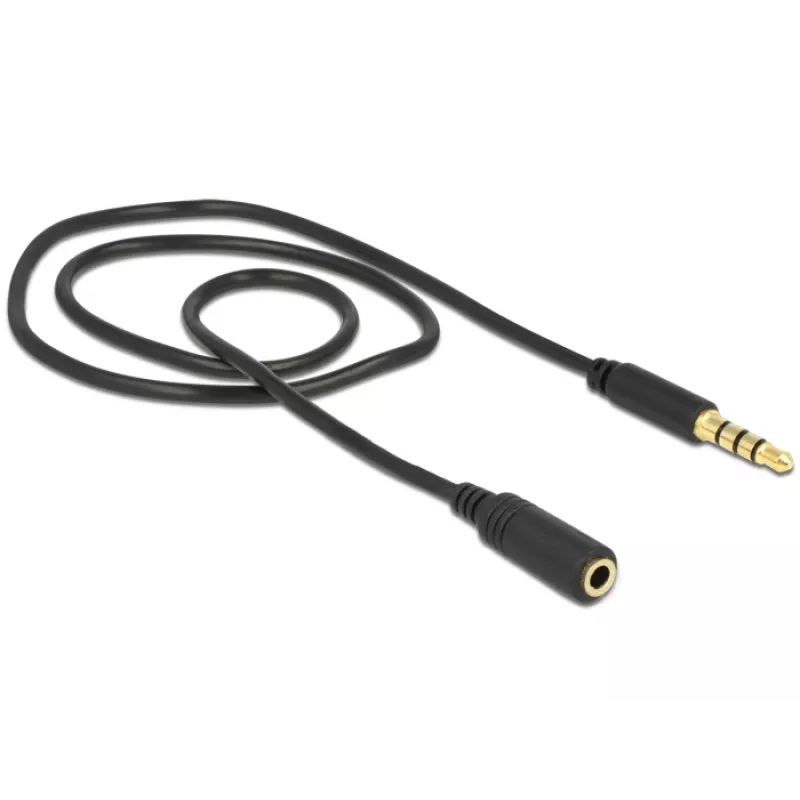 Audio kabelis DeLOCK 84716 0,5 m 3,5 mm melns