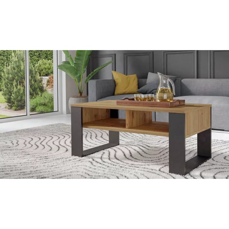 Topeshop MODERN 2P ART CZ kafijas / sānu / stūra galdiņš Kafijas galdiņš taisnstūra forma 2 kāja(-as)