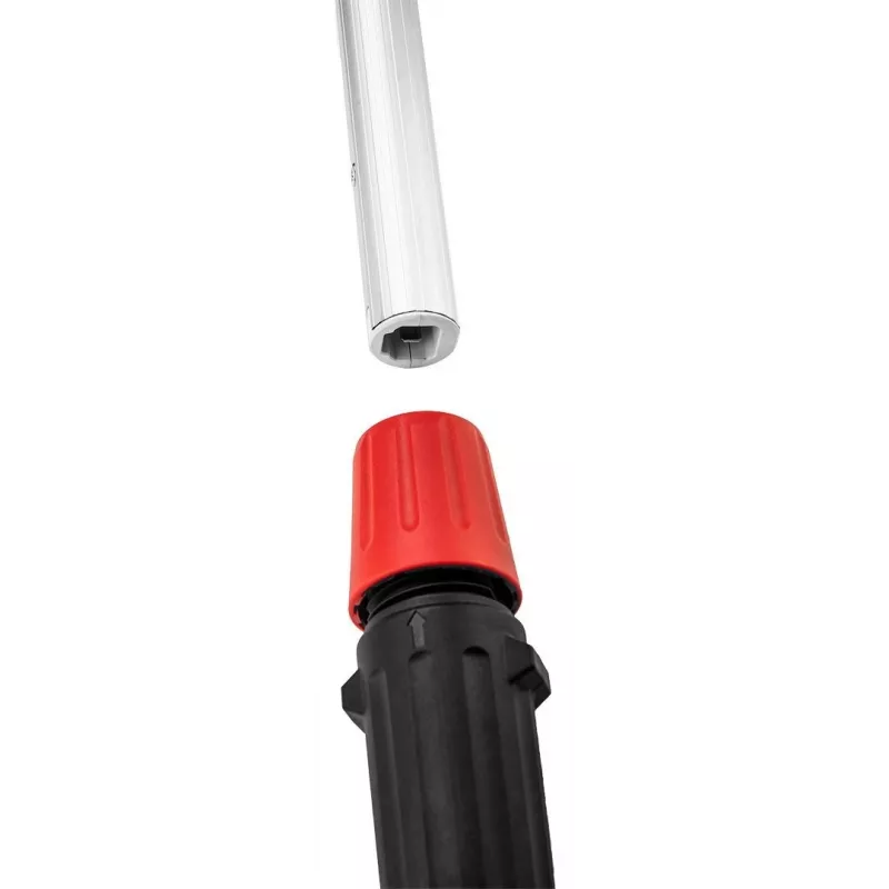 GRAPHITE 58G098 bezvadu 2-in-1 stieņa zāģis un dzīvžoga trimmeris