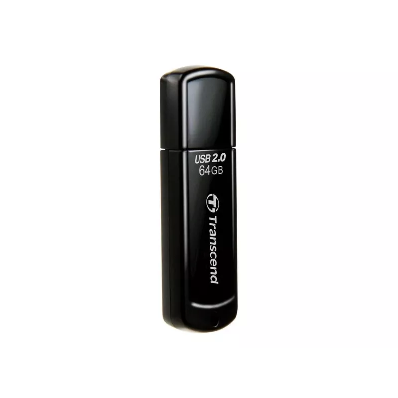 USB zibatmiņa Transcend JetFlash 350 64GB, USB 2.0, melna