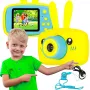 Bērnu digitālā kamera Extralink H23 Dzeltena 1080P 30fps 2,0 collu ekrāns