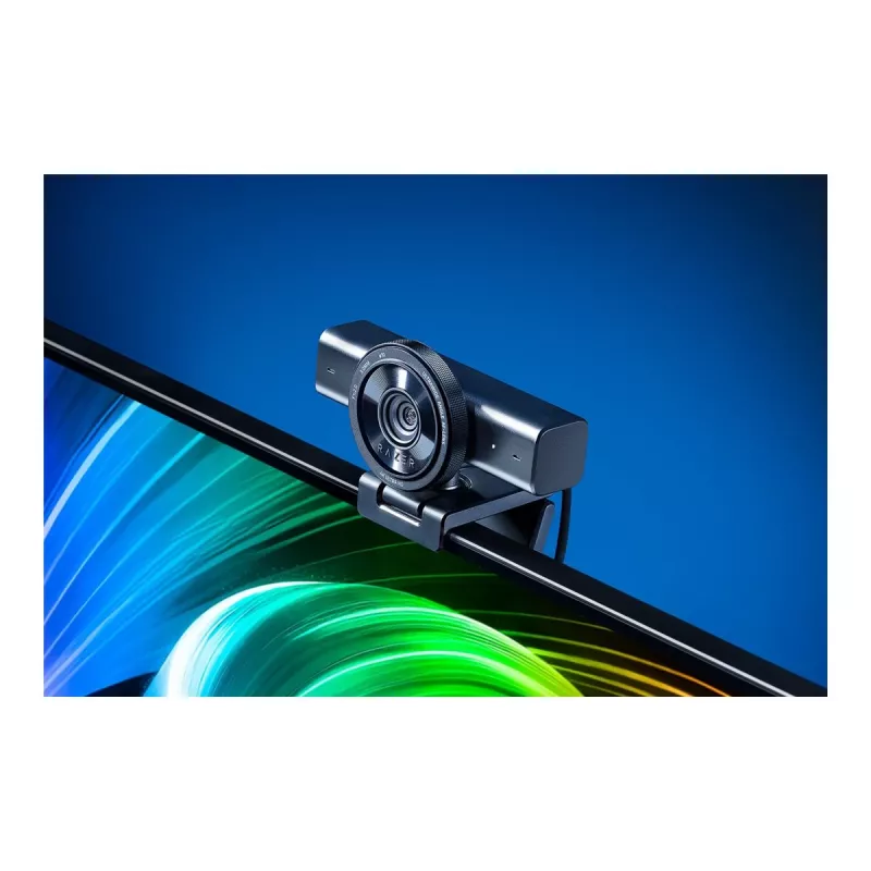 Razer | Tīmekļkamera | Kiyo V2 | MJPEG līdz 4K 30 FPS, 1080p 60 FPS, YUY2 līdz 4K 15 FPS, 1080p 60 FPS, NV12 līdz 4K 20 FPS, 1080p 60 FPS