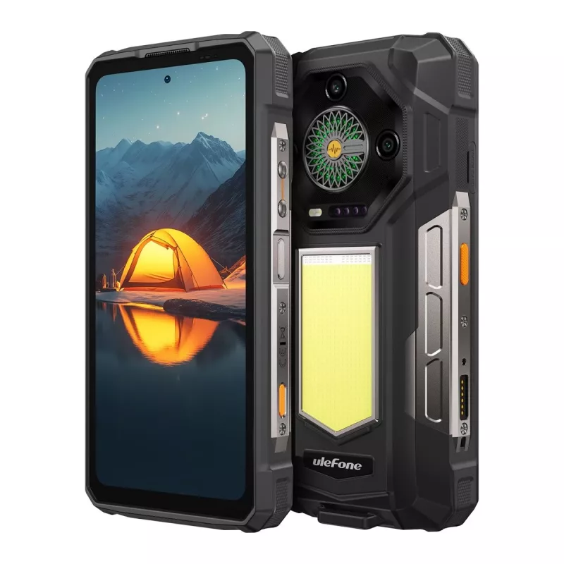 Izturīgs viedtālrunis UleFone Armor 33 5G 6,3 collas — 12 GB RAM, 512 GB atmiņa, Melns
