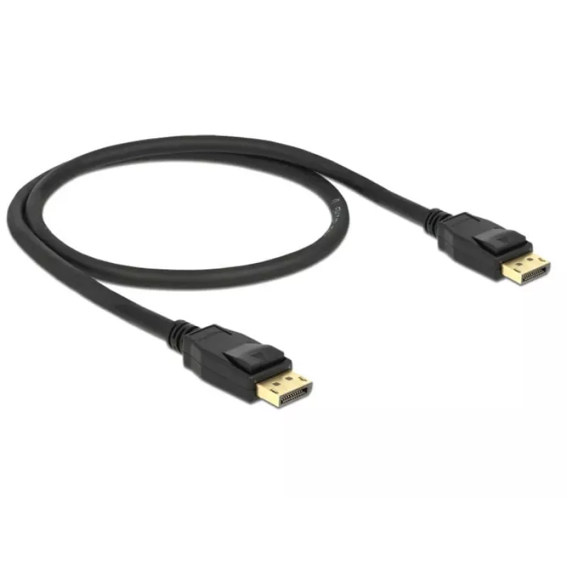 DisplayPort kabelis DeLOCK 85506 0.5 m Melns