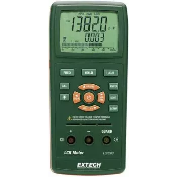 EXTECH komponenšu testeris digitālais LCR200 CAT I Displejs (rādījumi): 20000 (LCR200)