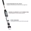 CB-CD6 Īpaši ātra pīta ātrā uzlāde USB-C - USB-C 2m