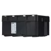KETER Stack'N'Roll instrumentu kaste (17210831/253380) ar 3 organizatoriem, melna