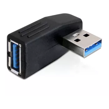 Kabeļu savienotāja adapteris DeLOCK 65341 USB 3.0 Melns