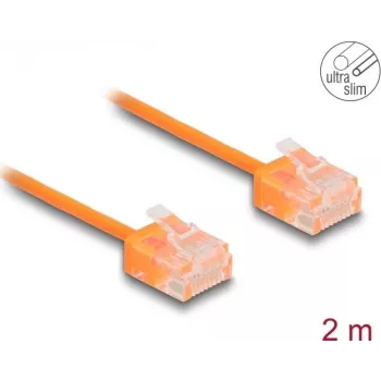 Tīkla kabelis DeLOCK RJ45 Cat.6 UTP 2 m oranžs