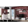 Cama viesistabas kumode UNI balts balts/balts glancēts