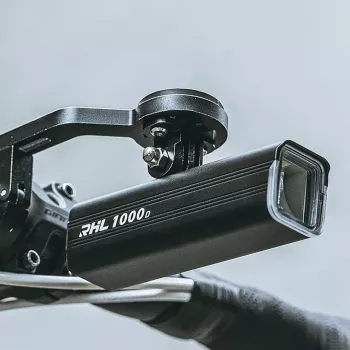Rockbros RHL1500 priekšējais velosipēda lukturis spidometram/GPS