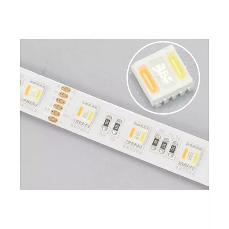 Synergy 21 LED Flex Strip 5050 - 84 RGB DC24V + RGB-WW (RGB-CCT) viena mikroshēma HD IP20