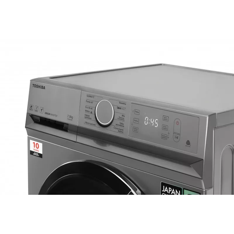 Šaurā veļas mazgājamā mašīna Toshiba TW-BL80A2PL(SS), 8 kg