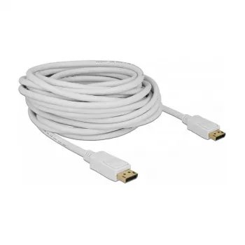 DisplayPort kabelis DeLOCK 84863 10 m Balts
