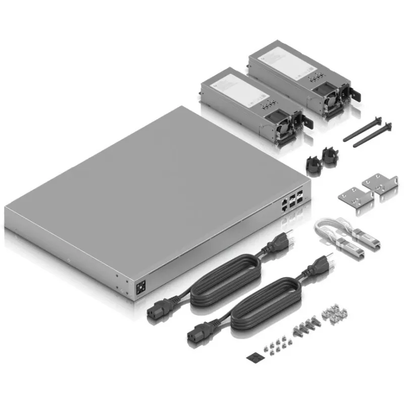 Ubiquiti UniFi Gateway Enterprise - Drošības ierīce - 25GbE, 10GbE, 2,5GbE - 1U - Montējams statīvā (UXG-Enterprise)