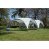 Pavillon Event Shelter, 4,5 x 4,5 m (gaiši pelēks/pelēks)