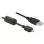 DeLOCK - USB kabelis - USB Type A, 4 kontaktu (vīr.) - Micro-USB, Type B (vīr.) - 1 m (82299)