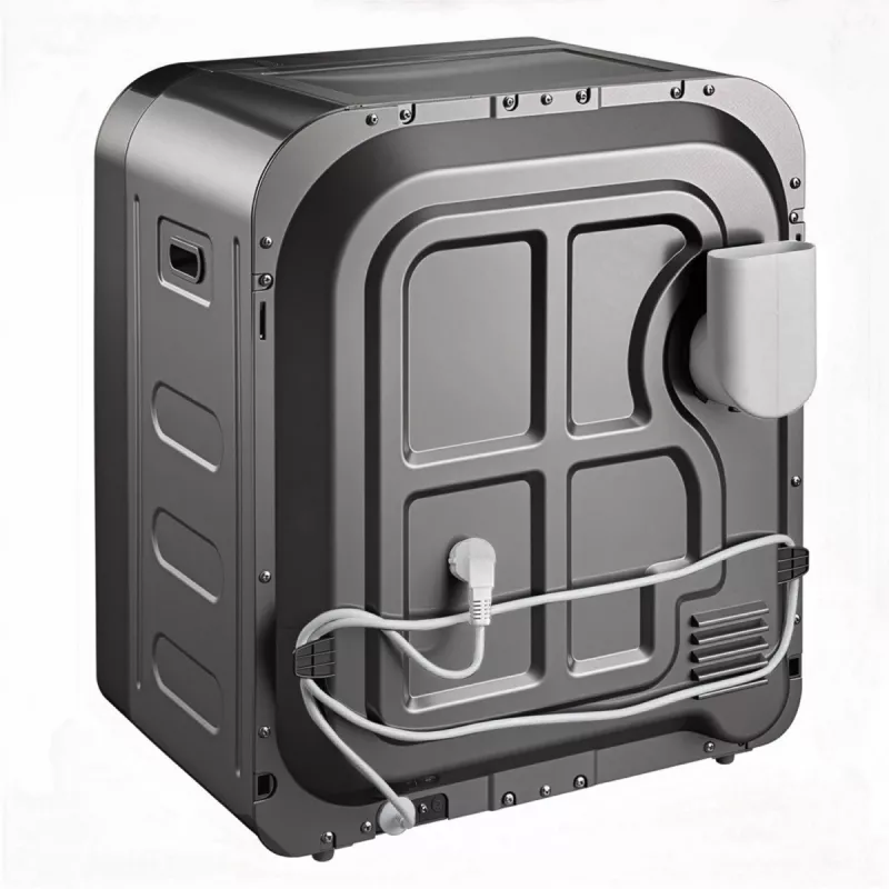 Veļas žāvētājs GreenBlue GB415, kompakts mājas žāvētājs, ietilpība 3 kg, 830 W, cilindrs 260×460 mm, pelēks