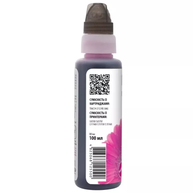 Saderīga Barva Epson 113/112 (C13T06B340) tintes uzpildes pudele, fuksīna