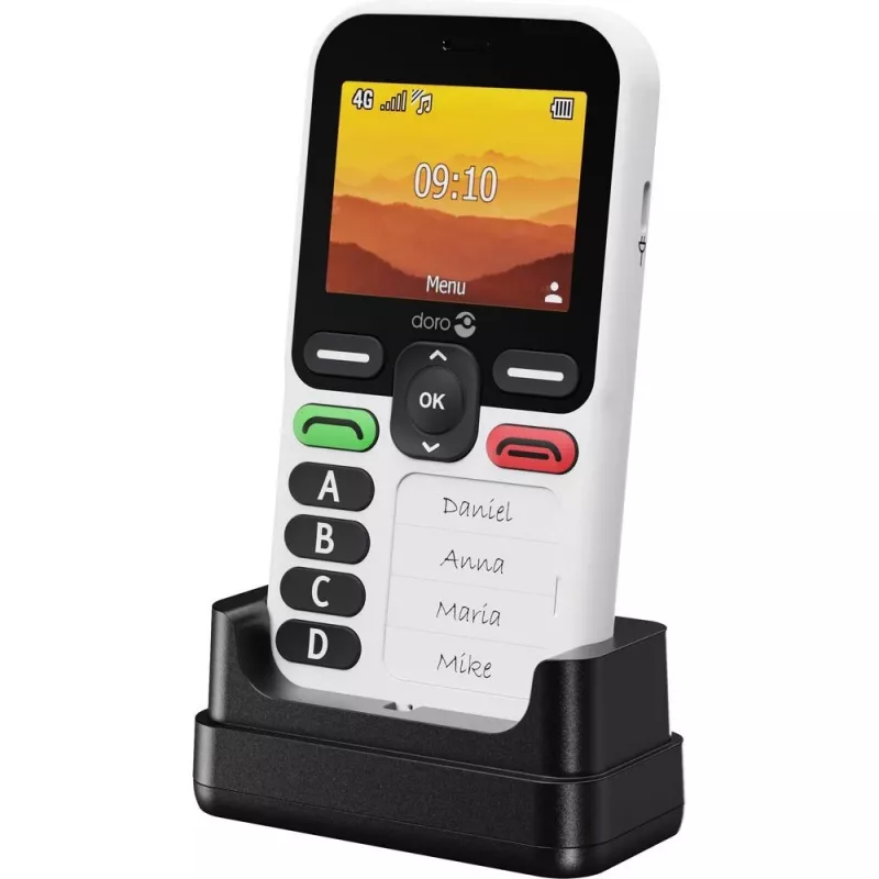 Viedtālrunis Doro Leva X10 2,4 collas 1150 mAh grafīts
