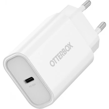 Sienas lādētājs OTTERBOX 30W USB-C PD Balts — 30W jauda, viens USB‑C ports