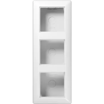 Iebūvējamā sadales kārba JUNG AS 583 A WW, padziļinājumā montējama sadales kārba, 85×227×47 mm, balta