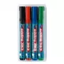 Marker Edding 383 Chisel tip Melns Blue zaļa Red