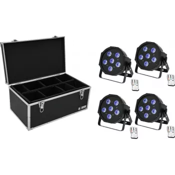 LED grīdas gaisma EUROLITE SLS-603 TCL UV 4x — LED skatuves/grīdas lampa ar 4 UV TCL lampām