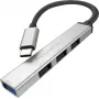 ROLINE USB3.2 Gen1 centrmezgls 4x USB-A 1x 3.0+3x 2.0 C tipa kabelis (14.02.5053)