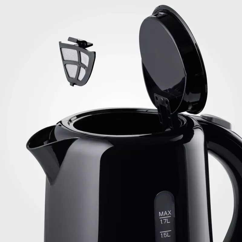 Severin WK 4322 elektriskā tējkanna 1.7 L 2200 W Melna