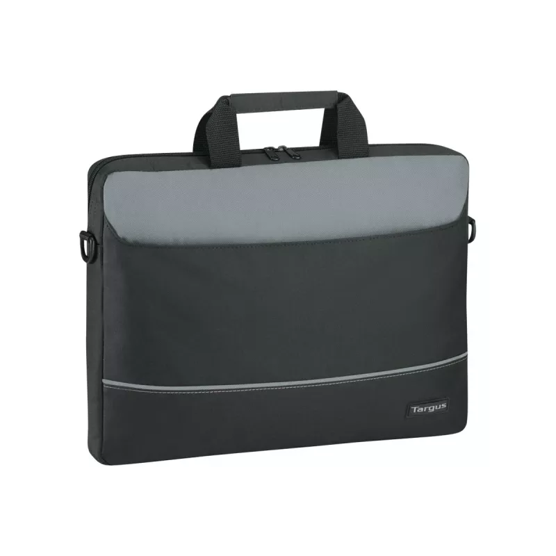 Targus TBT238EU klēpjdatora soma 39,6 cm (15,6 collas) Melna, Pelēka