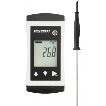 VOLTCRAFT PTM 100 + TPT-201 temperatūras mērierīce -200 - 450 °C Zonde Pt1000 IP65