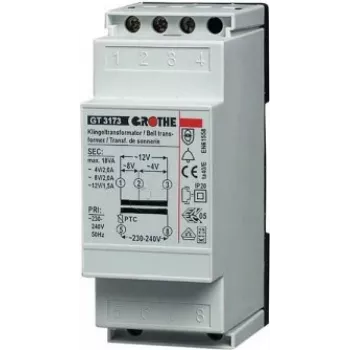 Grothe GT 3158 strāvas transformators 1 A balts (14058)