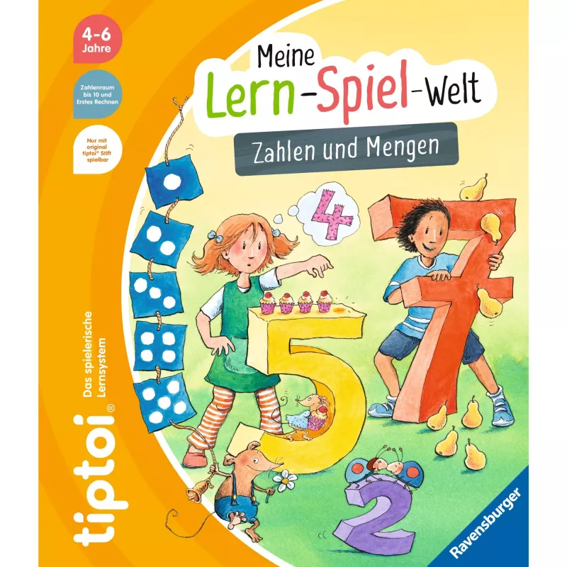 tiptoi Meine Lern-Spiel-Welt: Zahlen und Mengen, mācību grāmata