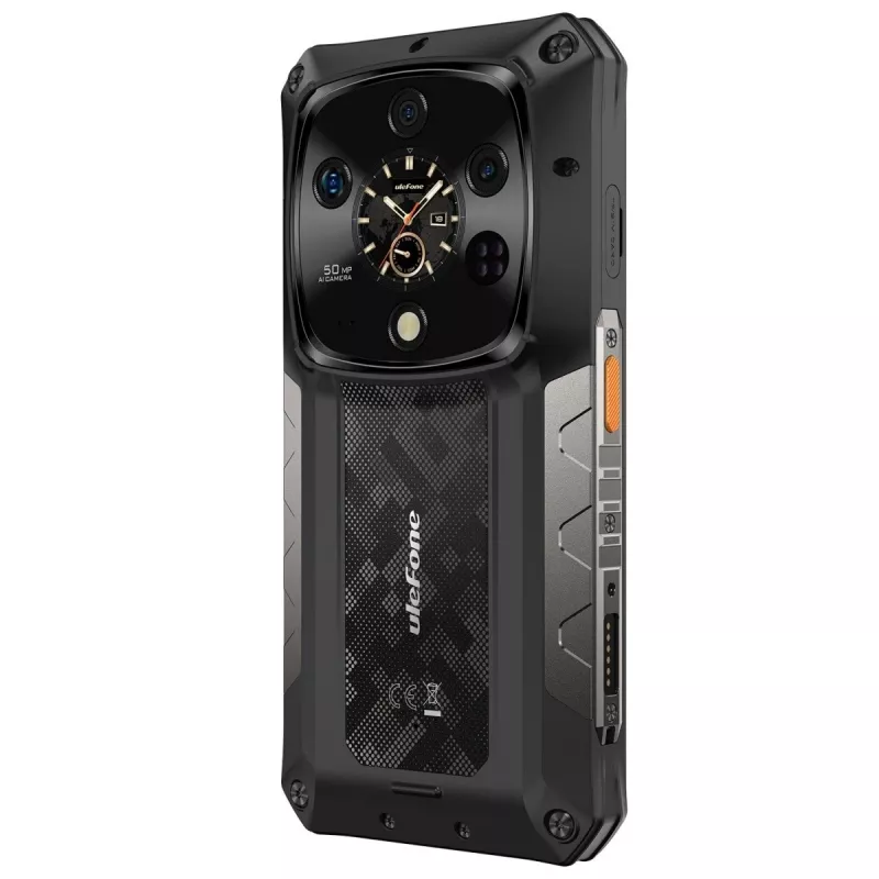 Izturīgs viedtālrunis UleFone Armor 28 Ultra 5G — 16 GB RAM, 1 TB atmiņa, melns