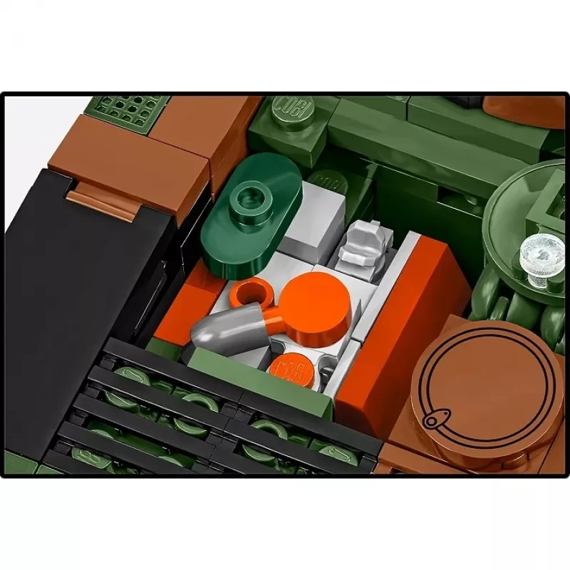Bloku komplekts Cobi Armed Forces BWP-1 2630 — Polijas/Ukrainas amfībijas kājnieku kaujas mašīnas modelis