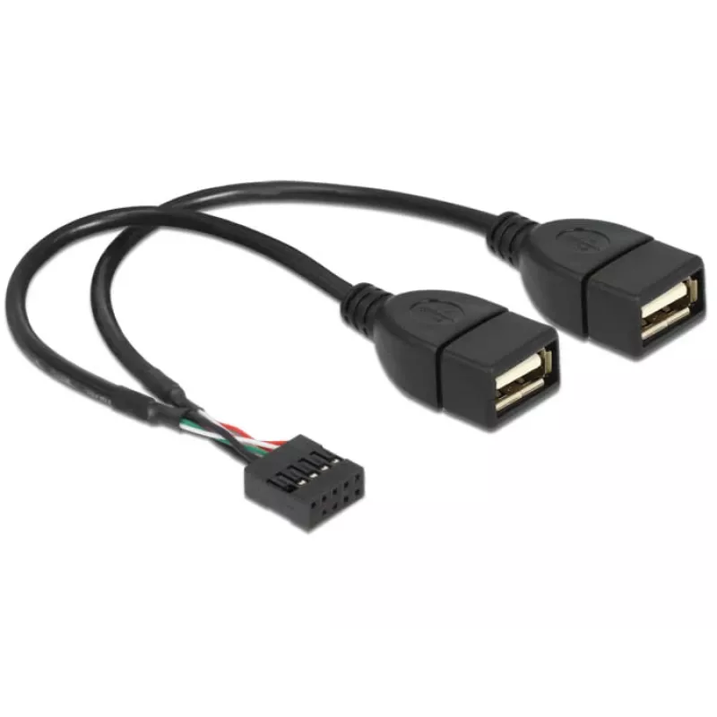 Iekšējais USB kabelis DeLOCK 83292 0.2 m, sieviešu-sieviešu