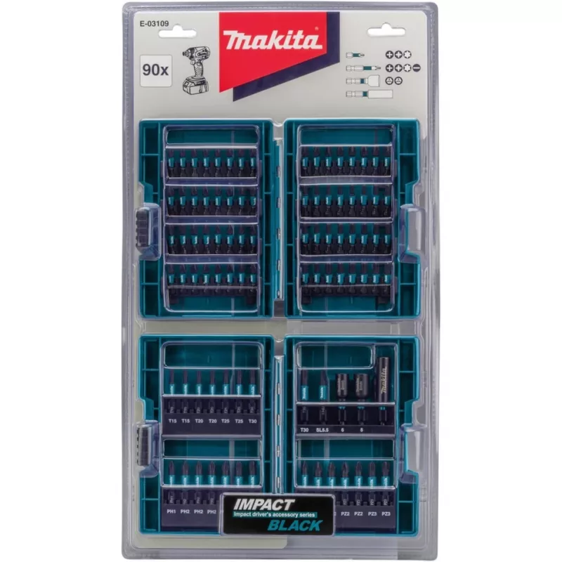 Makita E-03109 instrumentu piederums, melns