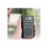 Portatīvais radio Muse M-03 R ar FM PLL noskaņošanu, LCD displeju, ārējo antenu, melns