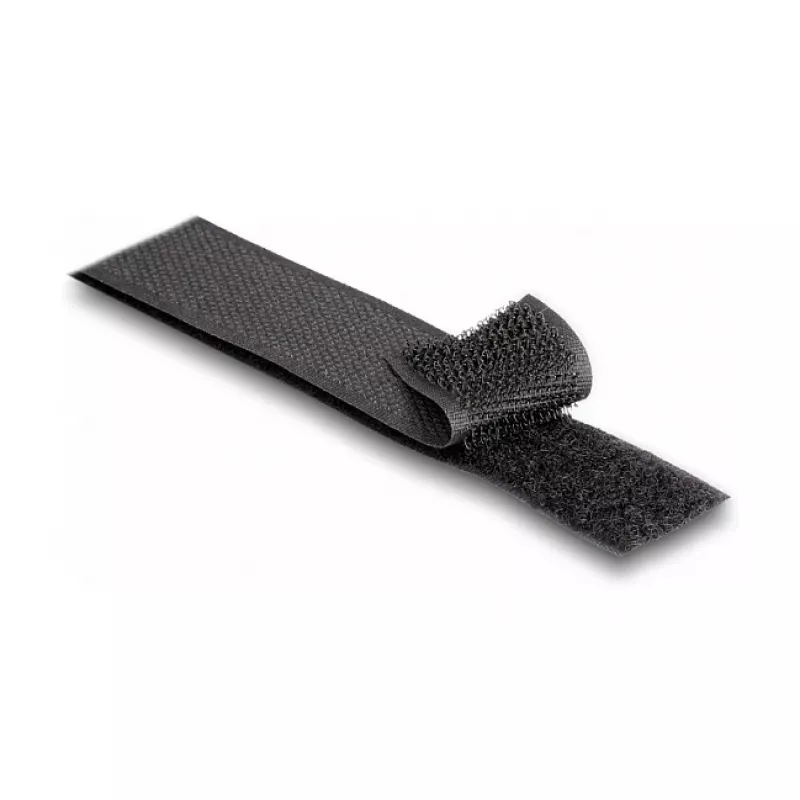 DeLOCK lielas slodzes āķa-cilpas lente 15 m x 25 mm melna