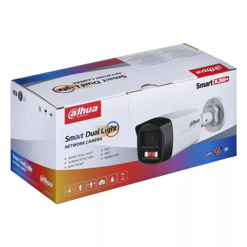 Dahua Technology 4MP Entry Smart Dual Light Fixed-focal Bullet tīkla kamera
