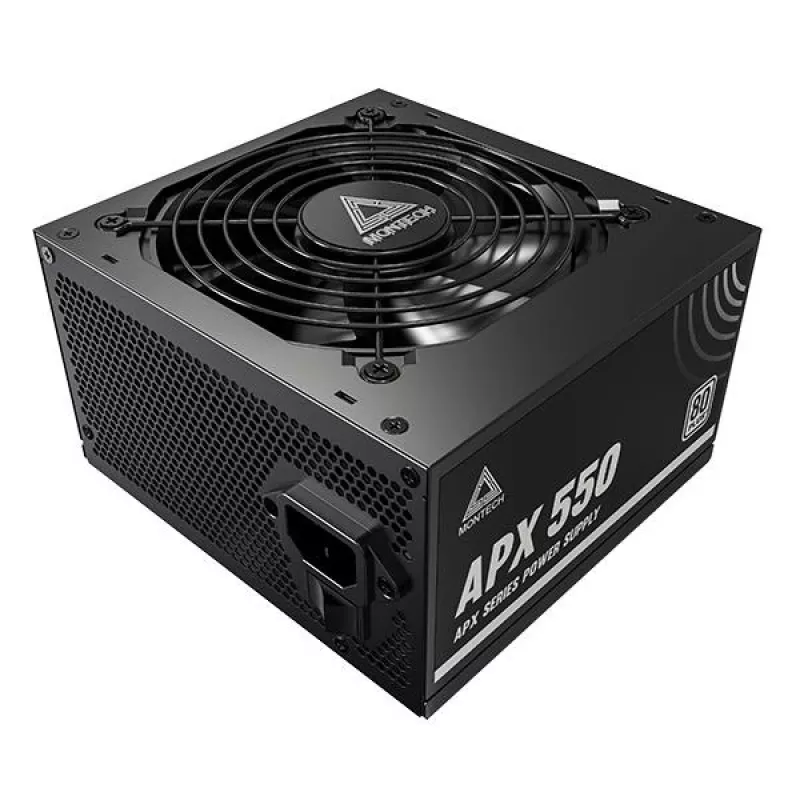Montech APX550 barošanas bloks 550 W 20+4 pin ATX ATX Melns
