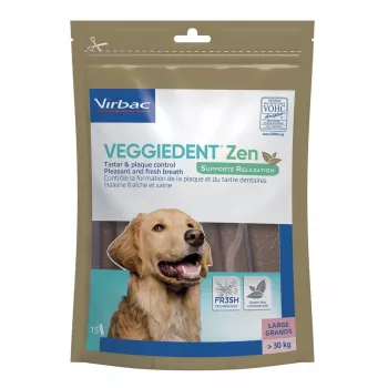 VIRBAC Veggiedent ZEN L zobu kopšanas košļājamā nūjiņa suņiem, liela izmēra