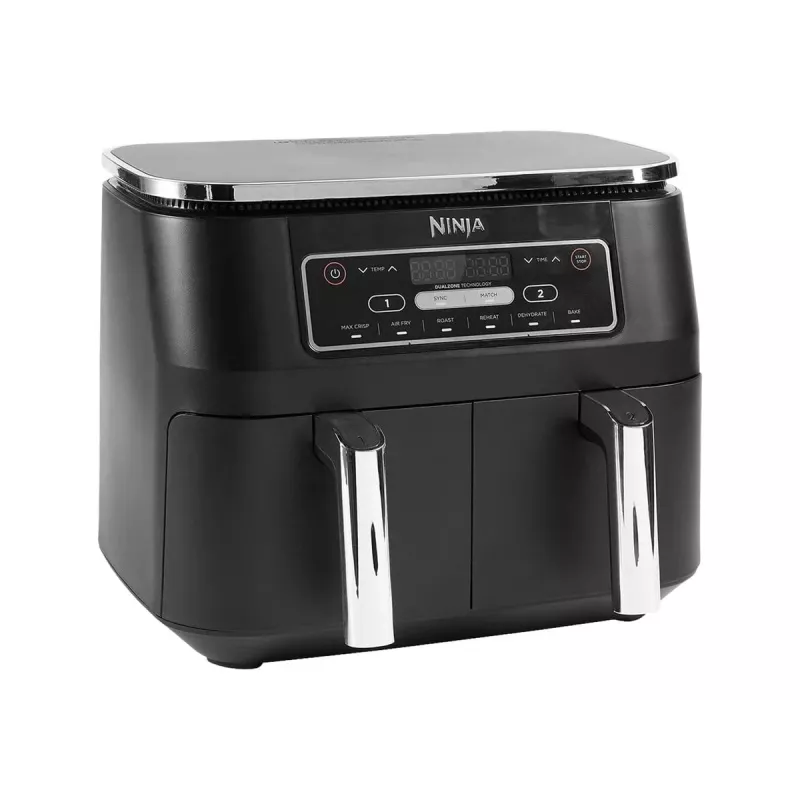 Ninja AF300 Double 7,6 L Brīvstāvošs 1690 W Karstā gaisa fritieris Melns