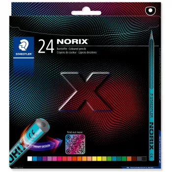 Krāsu zīmuļi Staedtler 186 C24 jauktas krāsas 24 gab.