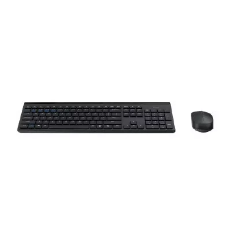 Rapoo 8110M bezvadu daudzrežīmu tastatūras un peles komplekts, melns