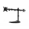 Gembird MS-D2ST-02 monitora galda statīvs (pagriežams, noliecams, grozāms), 13”-32”, melns
