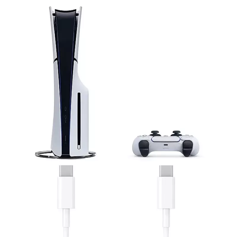USB-C lādēšanas un spēlēšanas vads SUBSONIC SA5634 priekš PS5 — vadu lādēšana un datu savienojums